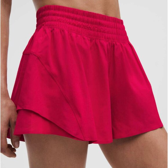 Lululemon Shake It Out High-Rise Running Short 2.5" Pink Dragonfruit - Picture 3 of 9